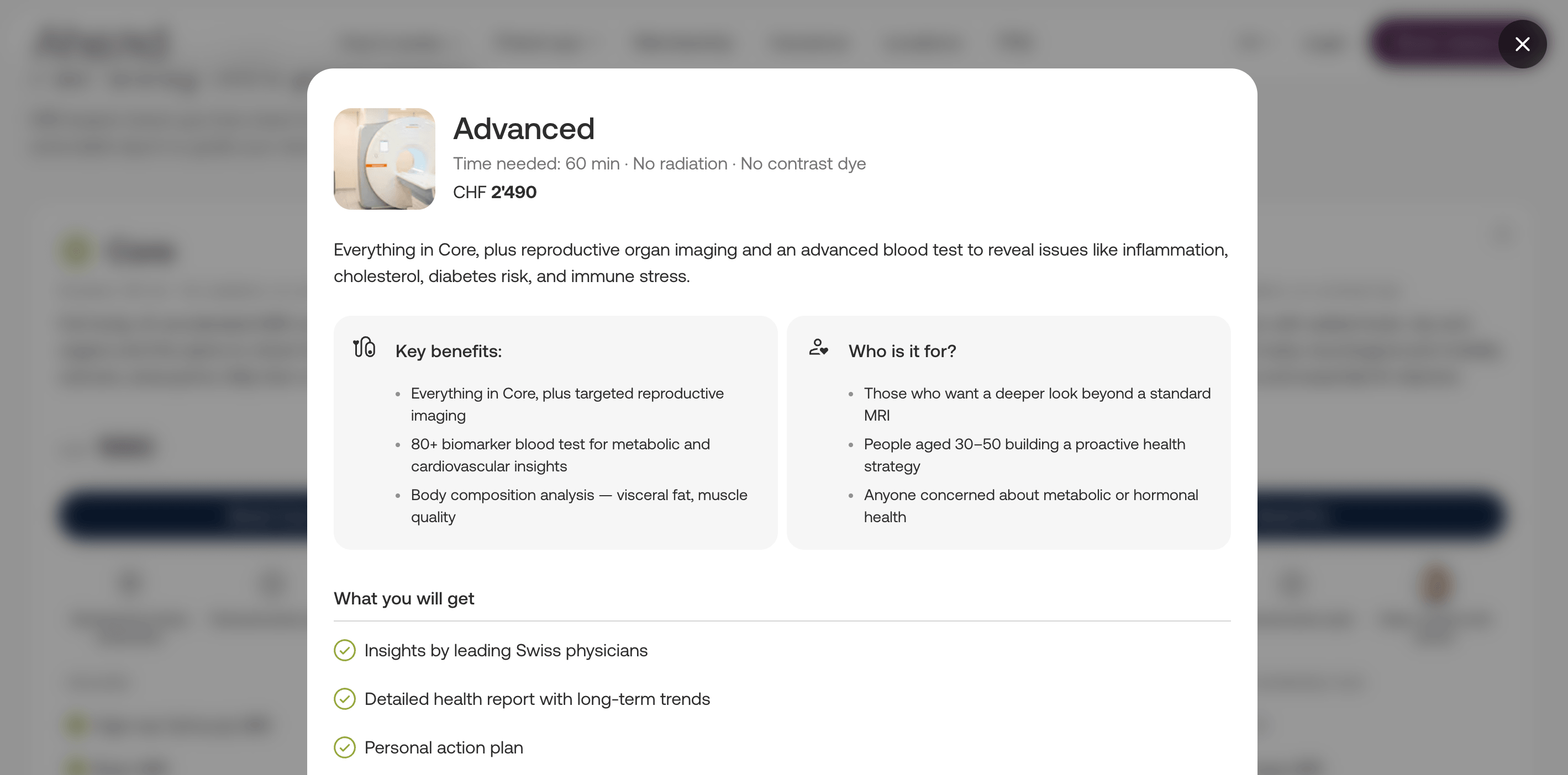 Ahead Health screenshot