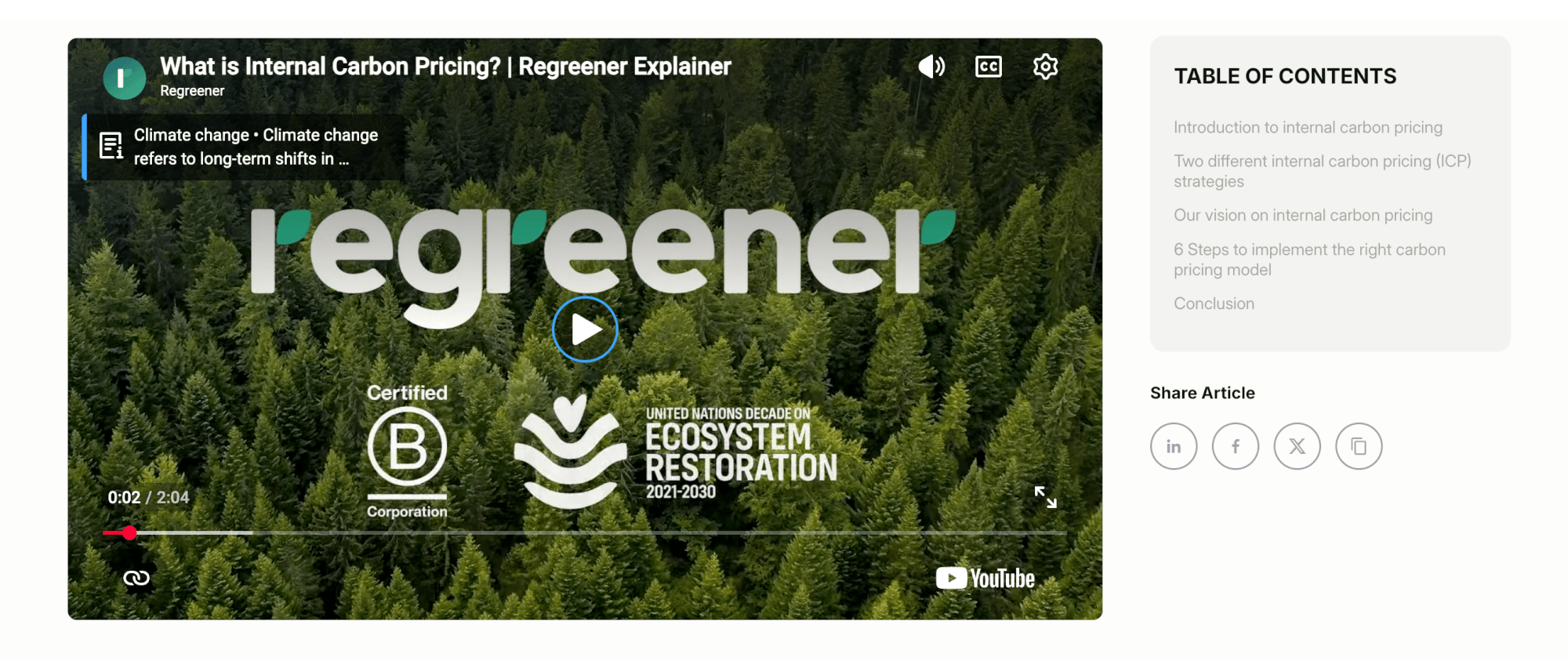Regreener screenshot